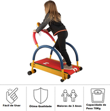 Carregar imagem no visualizador da galeria, Kit Brinquedos De Academia Para Crianças- Esteira - Bicicleta - Barra - Kit Completo Para Muita Diversão