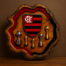 Carregar imagem no visualizador da galeria, Tábua Rústica do Flamengo + Kit Churrasqueiro