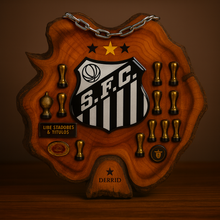 Carregar imagem no visualizador da galeria, Tábua Rústica do Santos + Kit Churrasqueiro