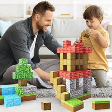 Carregar imagem no visualizador da galeria, Brinquedo Blocos Magnéticos Minecraft de Construção