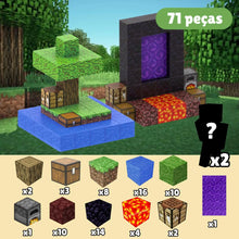 Carregar imagem no visualizador da galeria, Brinquedo Blocos Magnéticos Minecraft de Construção