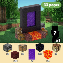 Carregar imagem no visualizador da galeria, Brinquedo Blocos Magnéticos Minecraft de Construção